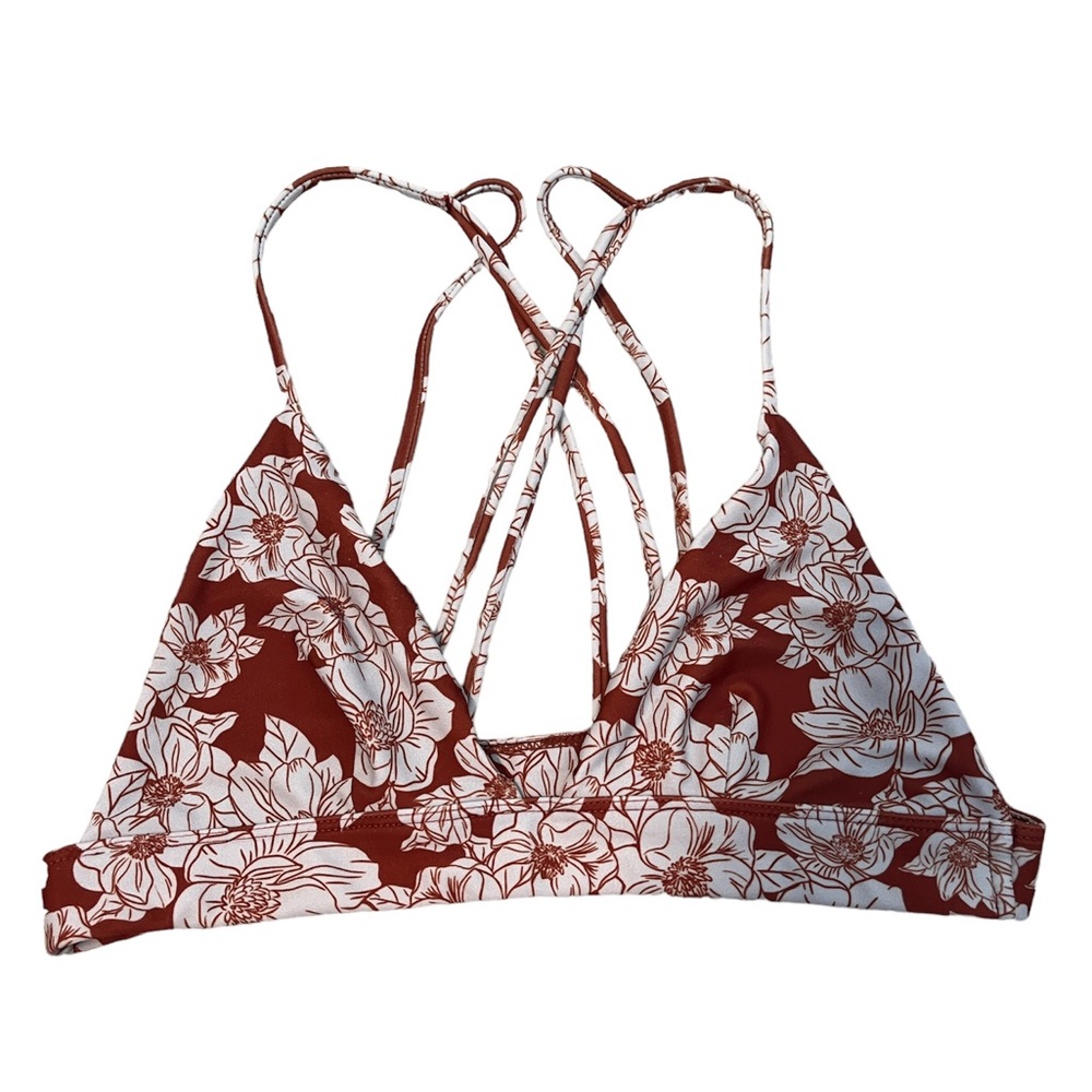 Acacia Bikini Top in ‘Rust Magnolia’